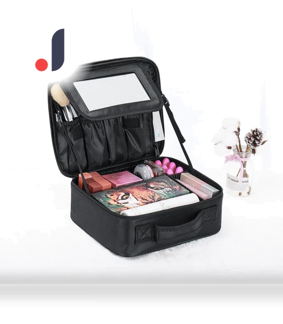 Smart LED Cosmetic Bag with Mirror — Cosmetic Cases, Makeup Kits