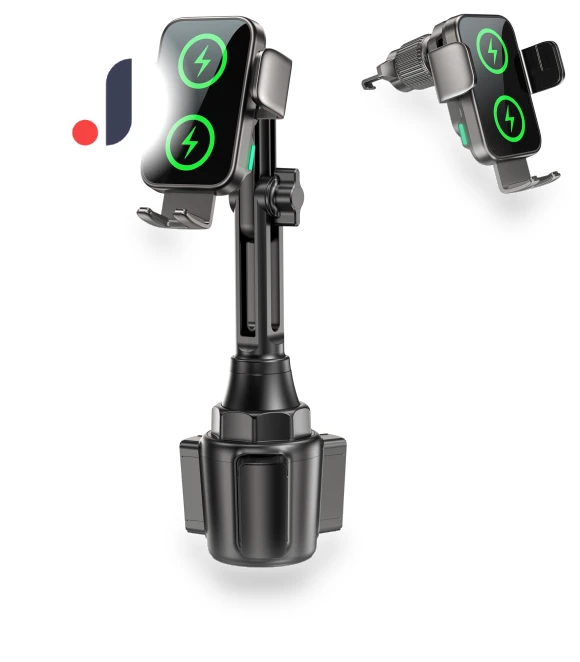 Smartphone Wireless Cup Holder — Dashboard Installation Kits, nicoJAPAN