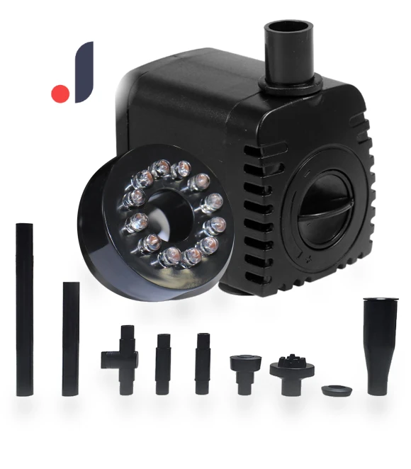 Ultra-Quiet Submersible Water Pump with 12 LED Lights — Water Pumps, Refreshing Home