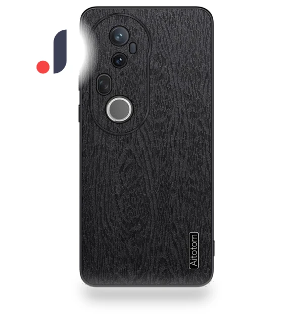 Wood Texture Case with PU Leather Cover — Cases, Smartwatch 2025