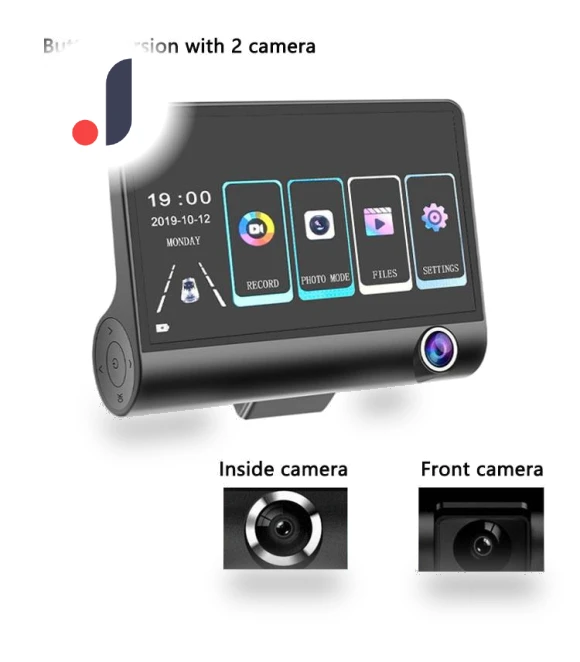 3-Lens Car Dash Cam — Dashboard Cameras, 888 Auto Parts Town