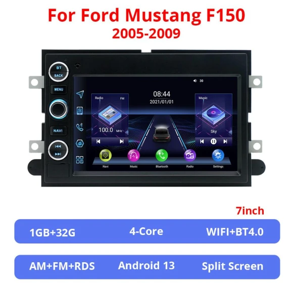 7-inch Android 13 Car Stereo for Ford F150 2005-2009 — Stereo Receivers, NAVIGUIDE Car Life