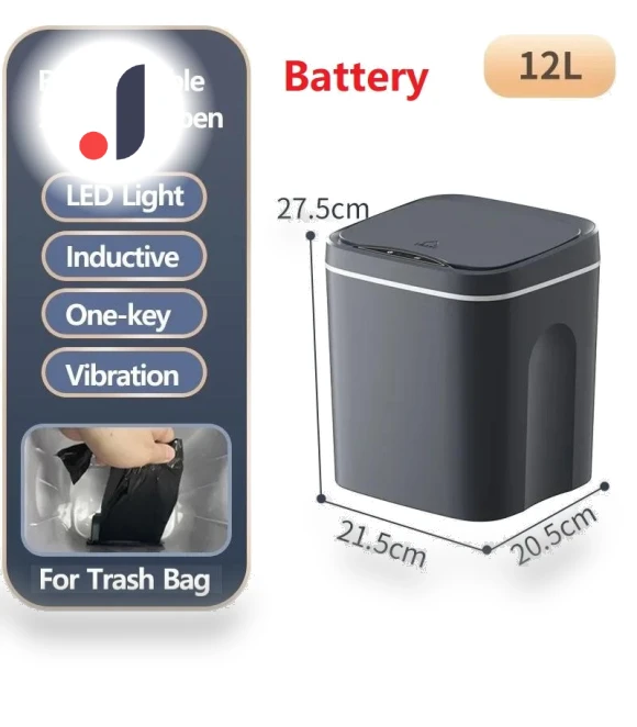 Automatic Sensor Trash Can — Kitchen Cans, DC-Home-2