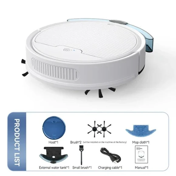 Automatic Sweeping Robot Vacuum — Smart Cleaning Robots, Modern Home Furnishing
