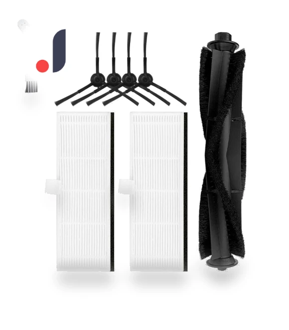 Replacement Main Roller Brush, Side Brush, HEPA Filter, Mop Cloth Accessories — Parts & Accessories, Lntelligent Living Hall