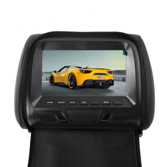 Universal 7-inch Touch Screen Headrest Monitor — In-Car Entertainment Systems, Auto Launcher