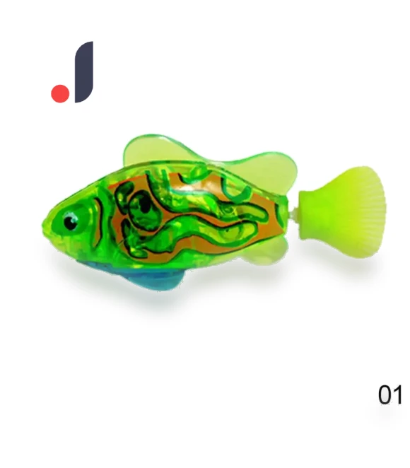 Interactive LED Swimming Robotic Fish Toy — Cat Playthings, Super Dream Home