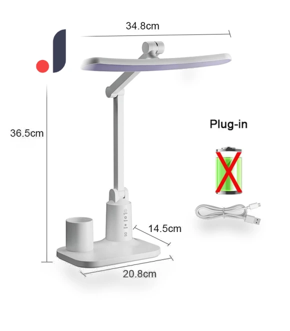 LED Desk Lamp with Eye Protection — Study & Desk Lighting, Seahorse Home