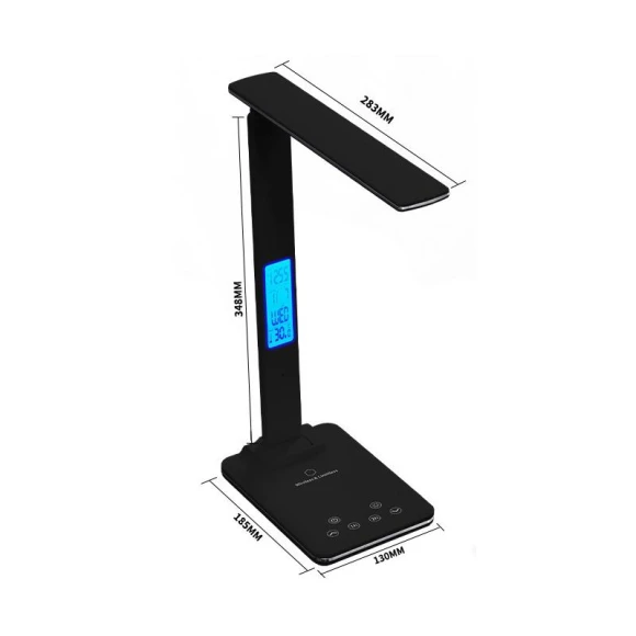 LED Desk Lamp with Wireless Charger — Desk & Table Lighting, Elegant Living House
