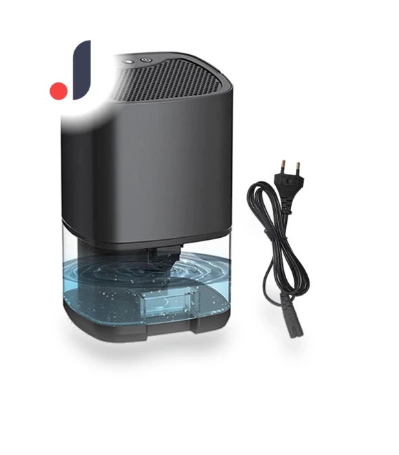 Portable Silent Air Dehumidifier with Multicolor Night Light — Air Moisture Control, GYROBALL