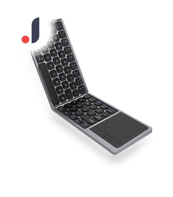 Rechargeable Foldable Bluetooth Keyboard with Touchpad — Keyboards, Bellatrix