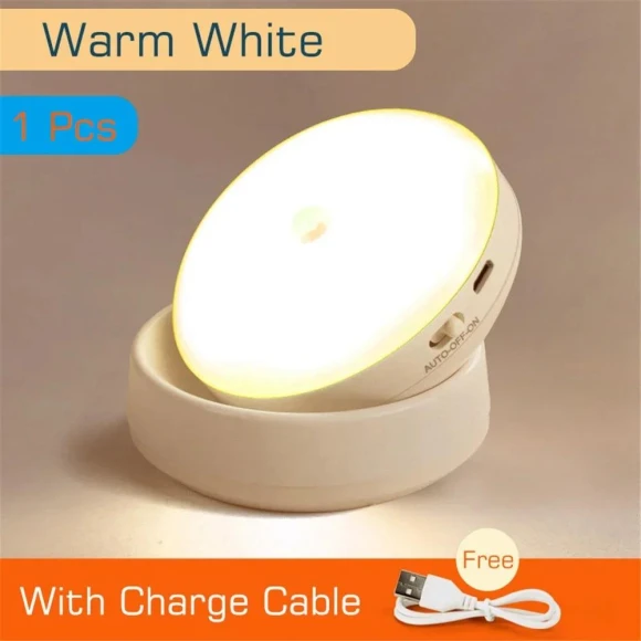 Rotatable Wireless Motion Sensor Night Light — Night Lights, QiaoTan