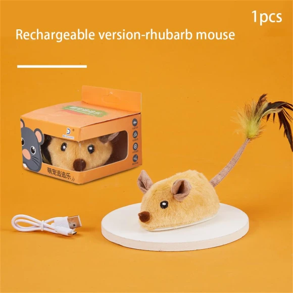 Smart Running Mouse Toy for Cats — Mice & Animals, Happy Home Mall