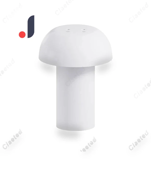 Touch Control Mushroom Table Lamp Humidifier Night Light — Air Moisturizers, Elegant Living House