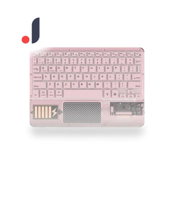 Transparent Wireless Bluetooth Keyboard with Touchpad — Keyboard Cases, Bellatrix