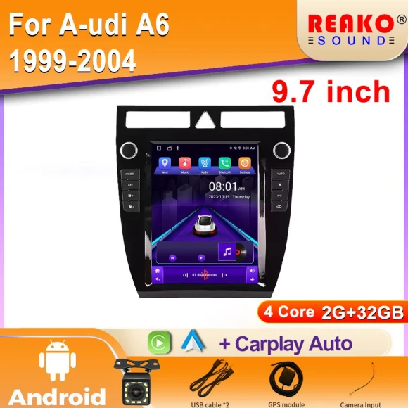 Vertical Android Smart Car Radio — Stereo Receivers, Reakosound