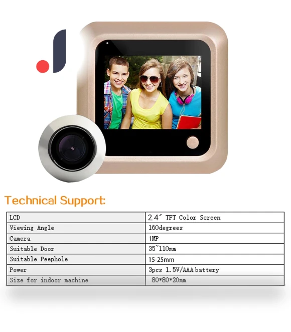 2.4-inch Video Doorbell — Security Cameras, Build My Home