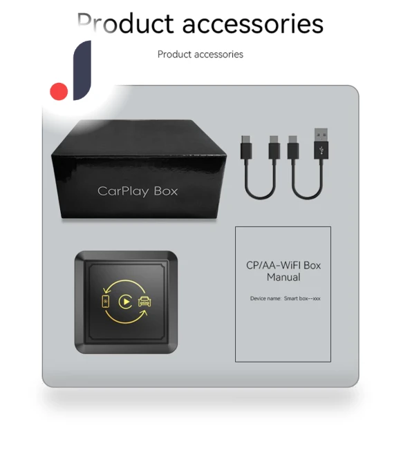 2-in-1 Wired Wireless CarPlay Android Auto Adapter — Stereo Receivers, A Auto Parts Mall