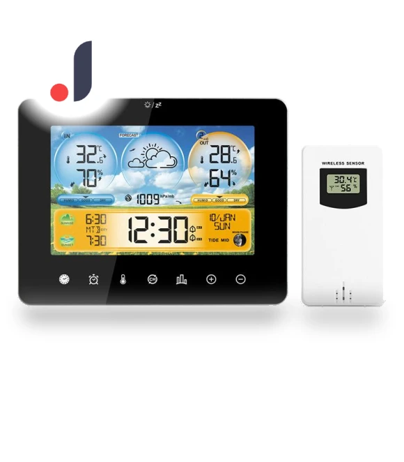 Color Touchscreen Weather Station — Home Climate Control, Build My Home