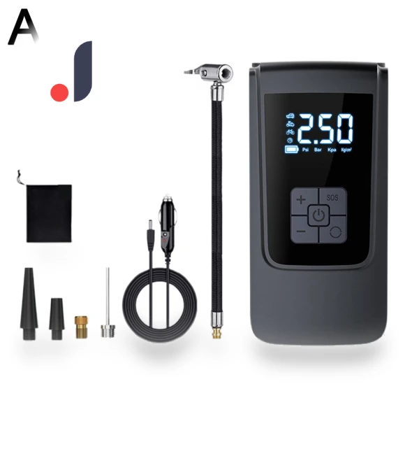 Digital Air Pump for Tire Inflation — Inflation Devices, RuJia Home Decor