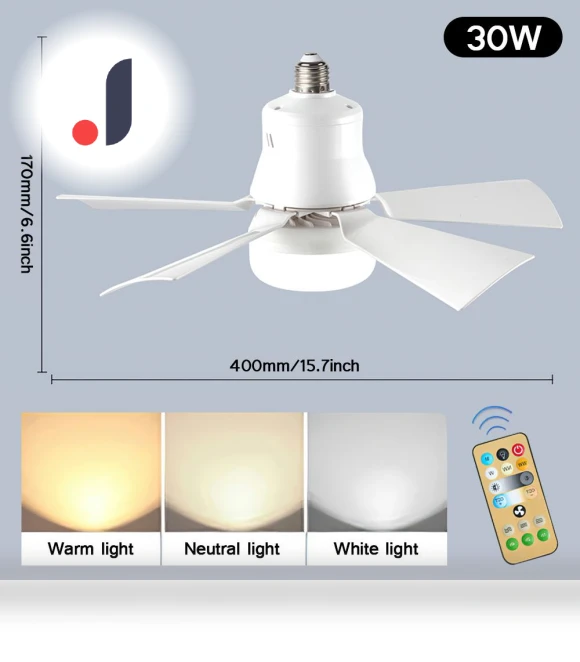 LED Ceiling Fan with Light and Remote Control — Ceiling Fan Lighting Solutions, Your Warm Home