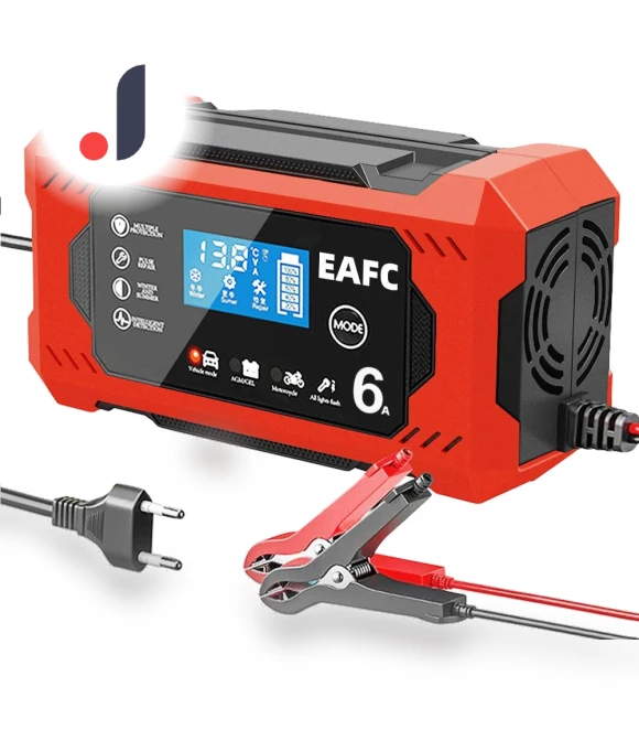 Smart Battery Charger with LCD Touch Screen — Car Accessories & Gadgets, Build My Home
