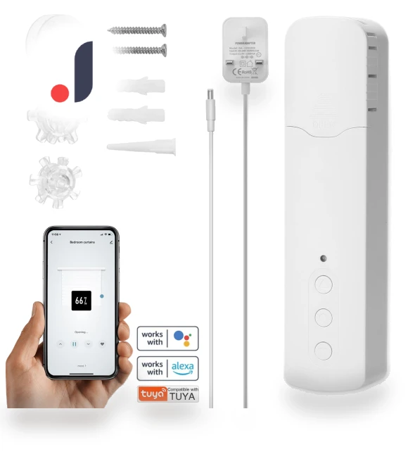 Smart Curtain Motor with Beads — Smart Home Hubs & Controllers, Build My Home