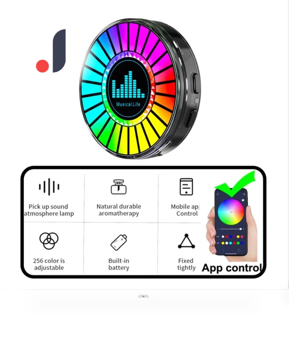 Smart RGB LED Car Ambient Lights with 3D Sound Control — Light Kit, Auto Home Solutions