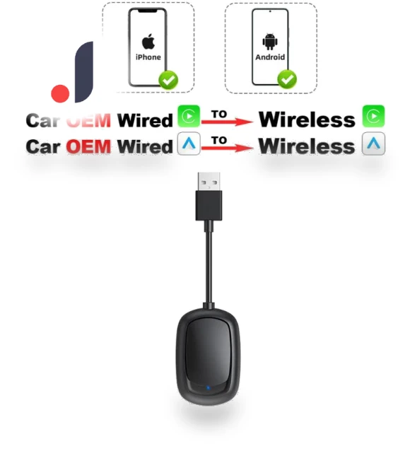 Wireless CarPlay and Android Auto Adapter — Car Accessories & Gadgets, Auto Launcher