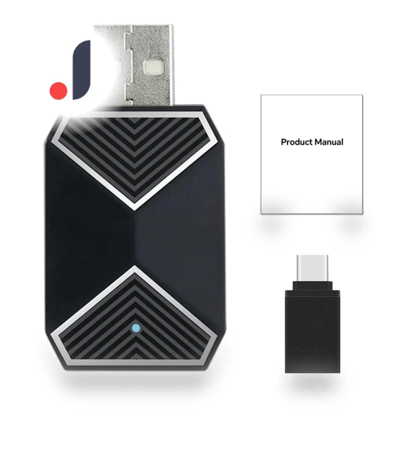 Wireless Carplay Android Auto Adapter Dongle — USB, RuJia Home Decor