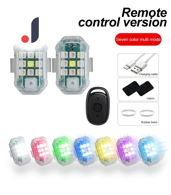 Wireless Remote Control LED Strobe Light — Vehicle Safety Signals, A Auto Parts Mall