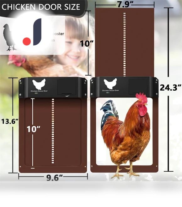 Automatic Chicken Coop Door Opener — Doors, Rainbow Rain