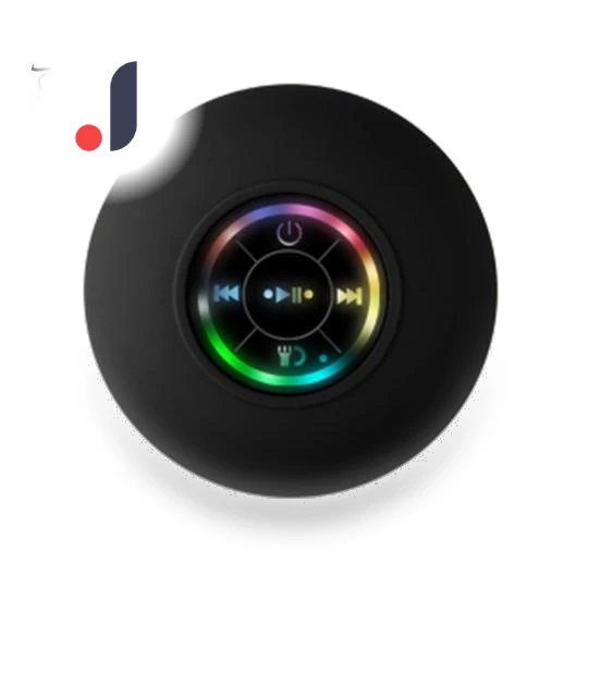 Bluetooth Shower Speaker with LED Light — Portable Audio, Enjoy Smart Home