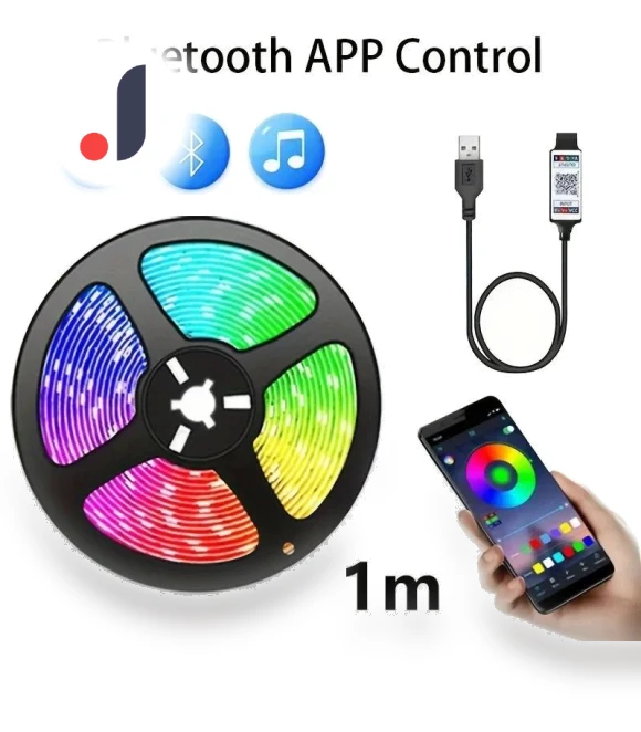 Bluetooth Smart App Control RGB LED Strip Lights — LED Strips, Cozy Cottage-Relax
