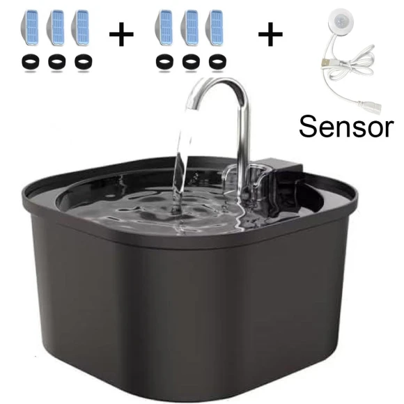 Ultra-Quiet Fountain Filter for Cats, Smart Automatic Water Dispenser for Dogs — Fountains, Good Household Items