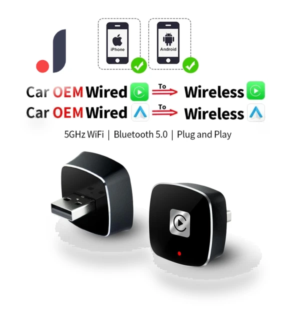 Wireless CarPlay Adapter for Android and iPhone — Phone Accessories, JOHO