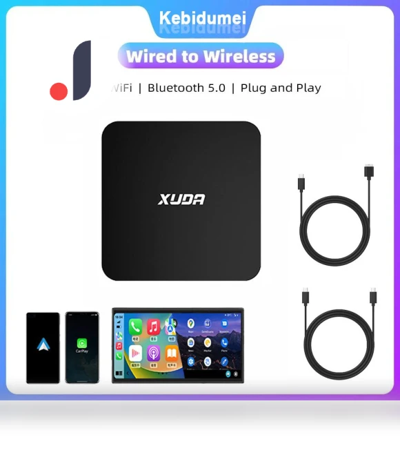 Wireless Carplay and Android Auto Smart Box Adapter — Car Accessories & Gadgets, JOHO - CarGear