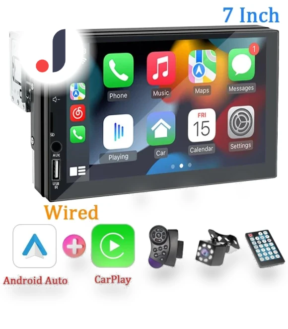 Car Multimedia Player with Carplay and Android Auto — Stereo Receivers, JOHO - CarGear