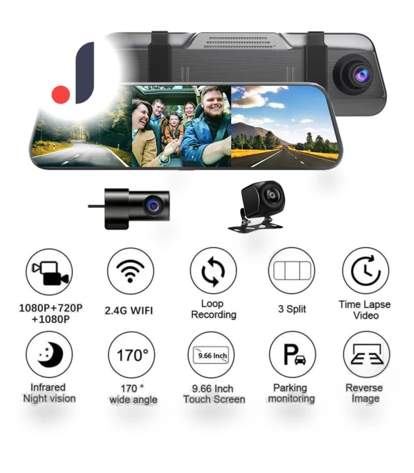 Mirror Dash Cam — Dashboard Cameras, JOHO - CarGear