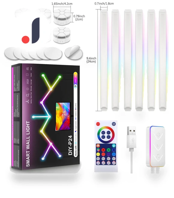 WIFI LED Smart Wall Light Bars — LED Strips, Build My Home