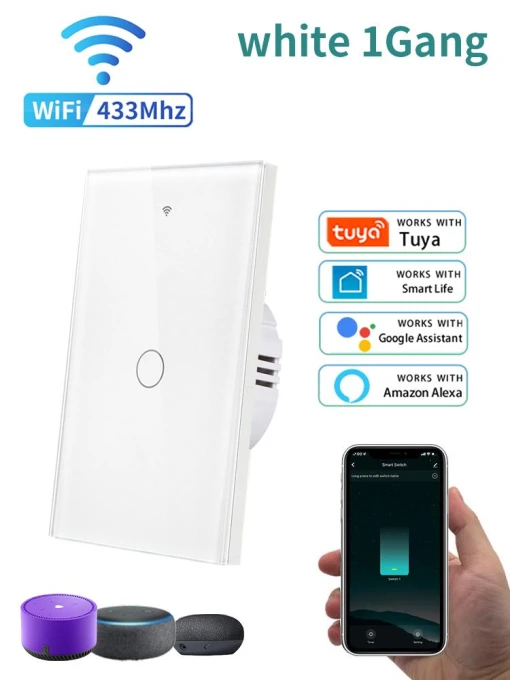 WiFi Smart Switch — Smart Home Hubs & Controllers, Build My Home