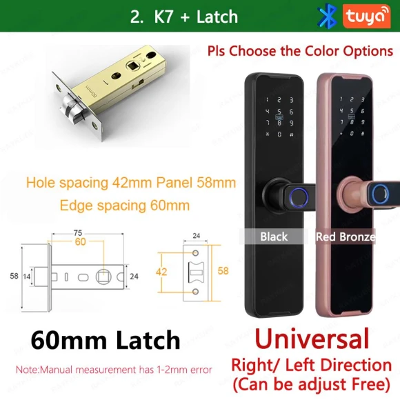 Biometric Door Lock with Fingerprint Scanner — Smart Home Security, Super Dream Home