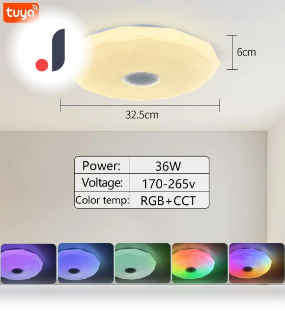 Diamond Lace Modern Ceiling Light — Overhead Lighting, Rainbow Rain