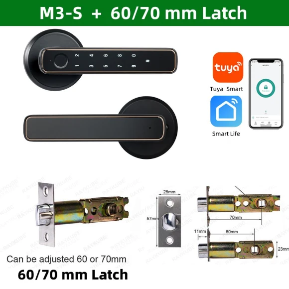 Digital Door Lock with Fingerprint — Smart Home Security, Super Dream Home