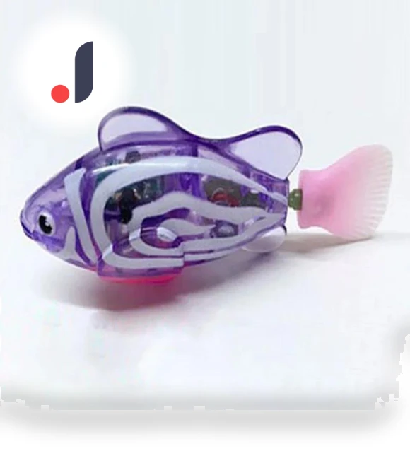 Interactive LED Floating Robot Fish Toy — Interactive Animal Companions, Simplistic Living Home
