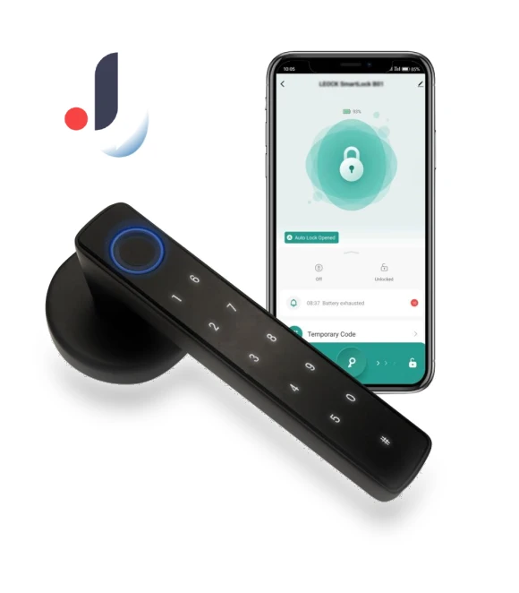 Smart Door Lock with Fingerprint Scanner — Smart Home Security, Build My Home