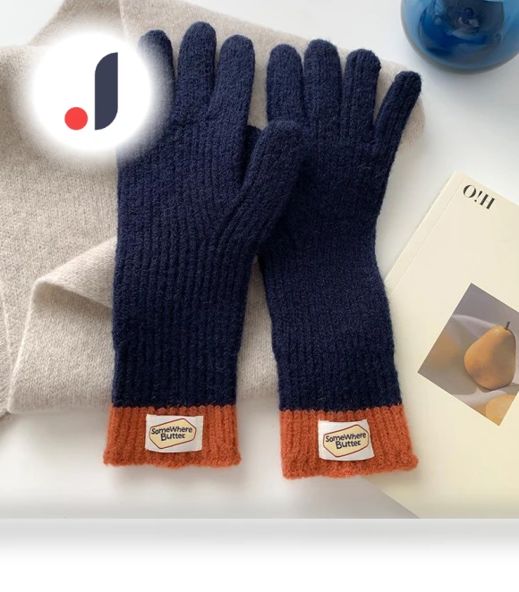 Touchscreen Gloves with Five Fingers — Cold Weather Gloves, Female s