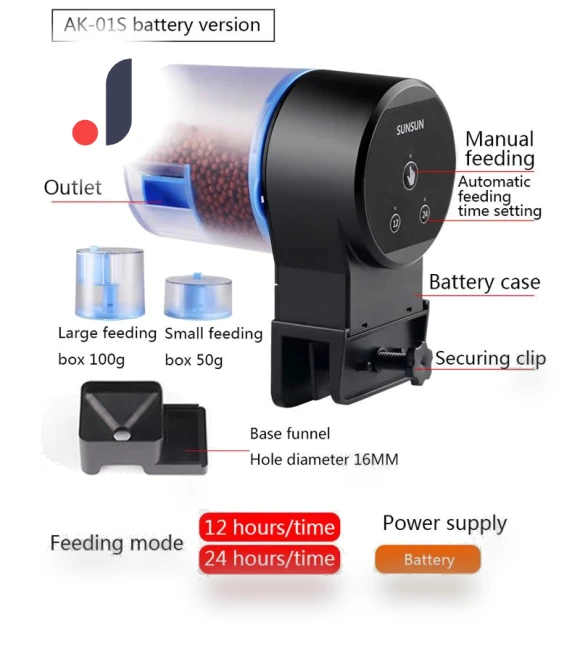 Automatic Fish Feeder — Feeders, Sunsun