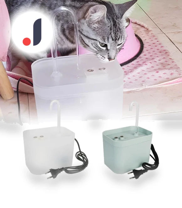 Automatic Recirculating Filtering Water Fountain for Cats — Pet Hydration Solutions, Seahorse Home