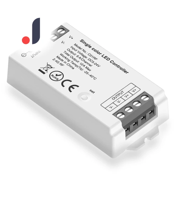 Mini 2.4 GHz LED Strip Controller — Remote Controls, AE Selection